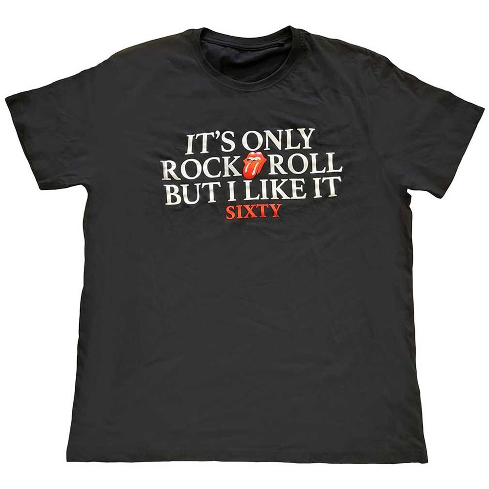 ROLLING STONES ローリングストーンズ (来日 35周年 記念 ) - Sixty It's only R&R but I like it / 箔プリント / Tシャツ / メンズ - PGS